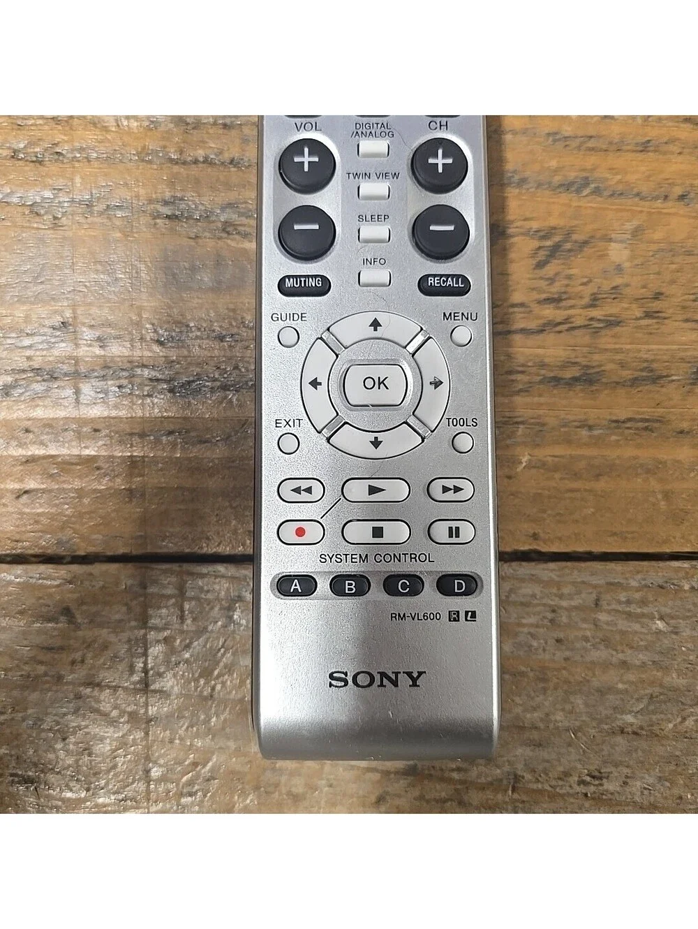 SONY RM-VL600 8-Device Universal Learning Remote Multi Brand Commander TESTED